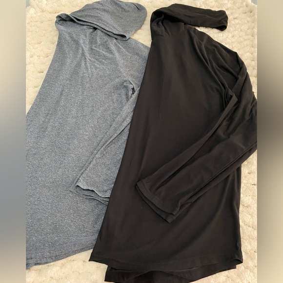 2-pack Gray and Black Hooded Sweatshirts Casual Fit - Picture 6 of 13